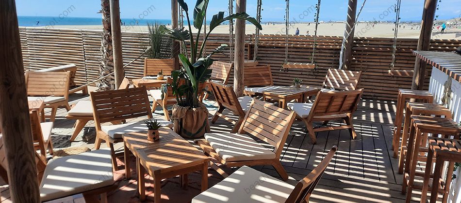 Beach Concept  Concept Design, restaurant de plage démontable
