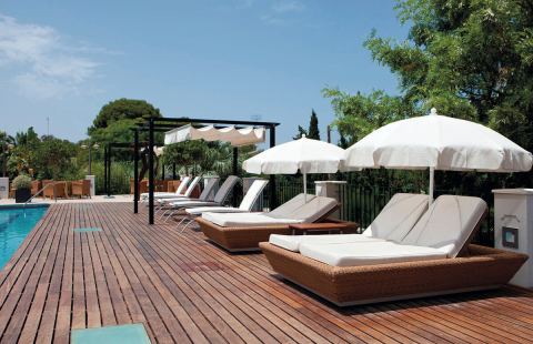 Parasol diam.180 cm réf.839 AQUA