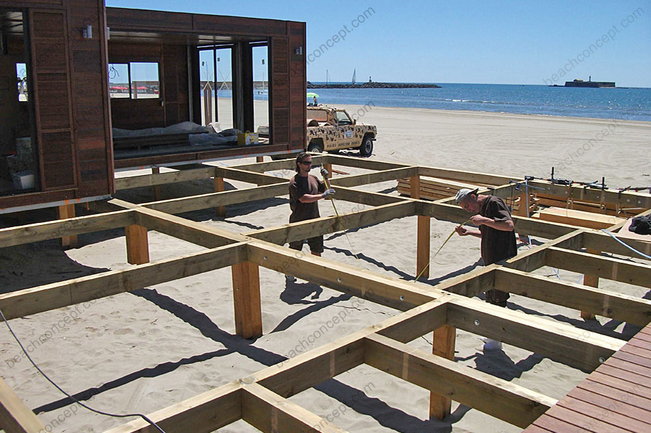 Montage restaurant de plage — étape 7